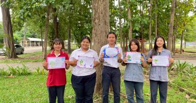 ผลงานนักศึกษา สำรวจและศึกษาพรรณไม้ ทำร่างพรรณไม้ บูรณาการงานสวนพฤกษศาสตร์โรงเรียน ลงในรายวิชาวิทยาศาสตร์ ชก.3/1-2
